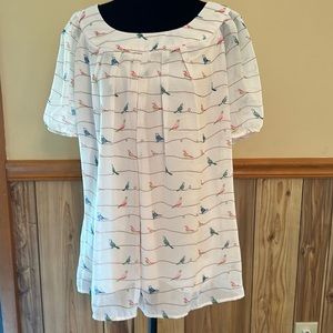 Rod & Ali Short Sleeve Blouse